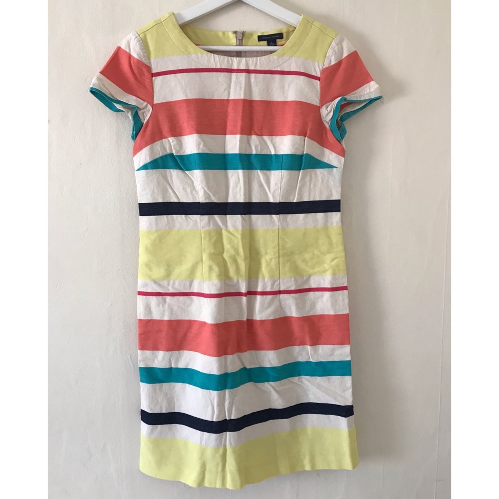 Tommy Hilfiger Colorful Striped Spring Dress Sz 6